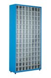 Metal cabinet with plastic drawers 900x310x1900mm, blue, 56sect., TMD-501-S, SEMBOL PLASTIK