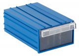 Modular drawer 110x170x65mm blue/transparent