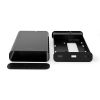 External hard drive case, SATA 3.5", USB 3.1 Gen1, black, metal - 6