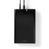 External hard drive case, SATA 3.5", USB 3.1 Gen1, black, metal - 4