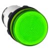 Индикаторна лампа, глим, XB7EV63P, 230VAC, зелена, ф22mm