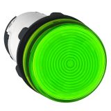 Индикаторна лампа, глим, XB7EV73P, 220VAC, зелена, ф22mm