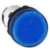 Индикаторна лампа, глим, XB7EV76P, 230VAC, синя, ф22mm