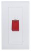 Електрически ключ за бойлер (светещ), 45А, 250VAC, за вграждане, бял, 617077, LEGRAND
 - 1