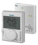 Wireless room thermostat RDJ100RF/SET, transmitter / receiver, LCD, timer, SIEMENS