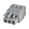 Connector female, 3 pin, 5mm, 15A, 2.5mm2, WAGO - 1