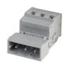 Connector male, 3 pin, 5mm, 15A, 2.5mm2, WAGO - 1
