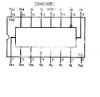 Integrated Circuit 4060, CMOS, 14 Stage Ripple-Carry Binary Counter / Divider, SMD - 2