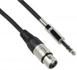 Cable, CANON/f-plug 6.3 mono/m, 3m