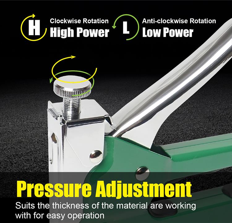 Professional hand tacker, adjustable, 3 in 1, CP-395, PRO'S KIT