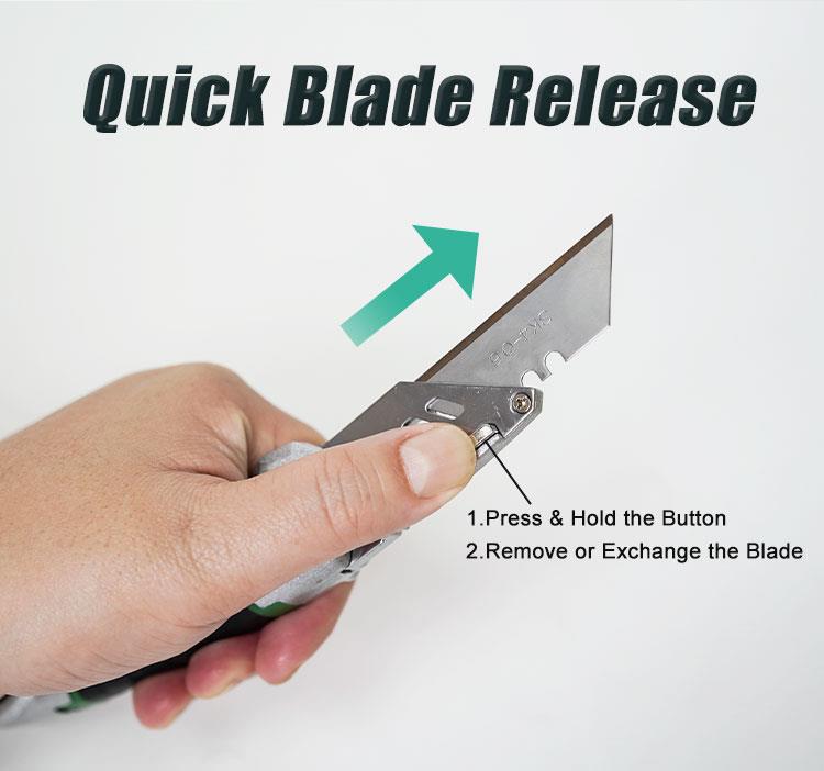 DK-2125 model knife, 2in1, 158x21mm, with tape measure, PRO'S KIT