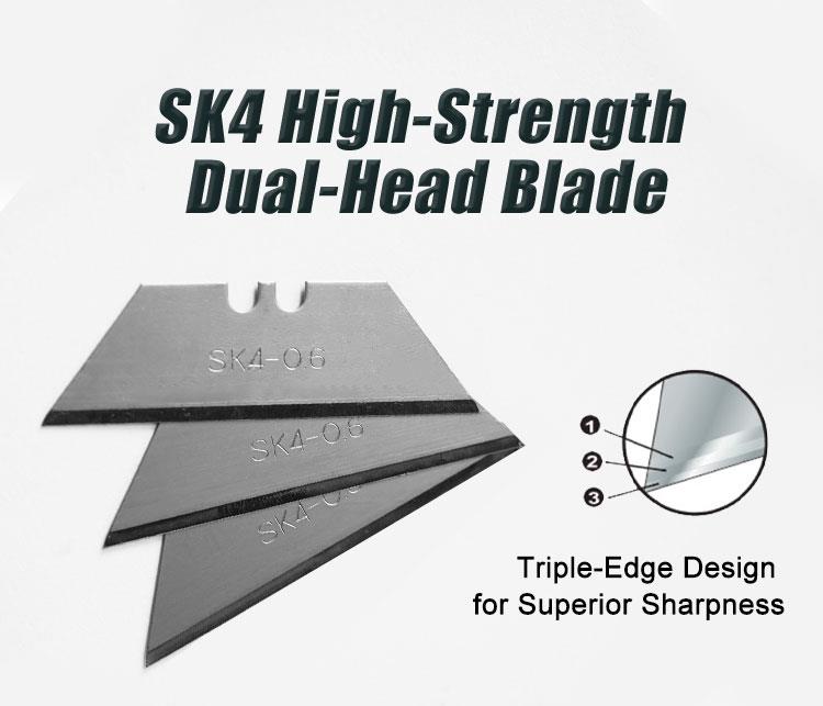 DK-2125 model knife, 2in1, 158x21mm, with tape measure, PRO'S KIT