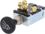 Button switch A3-20BA-07, OFF-ON-ON, 30А/12VDC, panel mounting