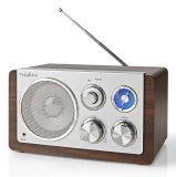 Ретро радио RDFM5110BN, аналогово, FM/AM, Bluetooth, 5W, 88~108MHz
