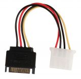 Захранващ кабел SATA 15-Pin/m - Molex/f 150mm VLCB73530V015 Valueline