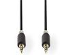 Cable plug 3.5 stereo M - plug 3.5 stereo M 3m black - 2