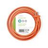 Power extension cable 10m, 2x1.5mm2, PVC, IP20, orange, NEDIS PEXC110FOG
 - 5
