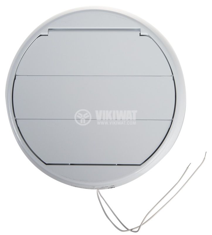 Вентилатор за прозорец ф185~195mm, с клапа, 46W, 220VAC, бял 
 - 4