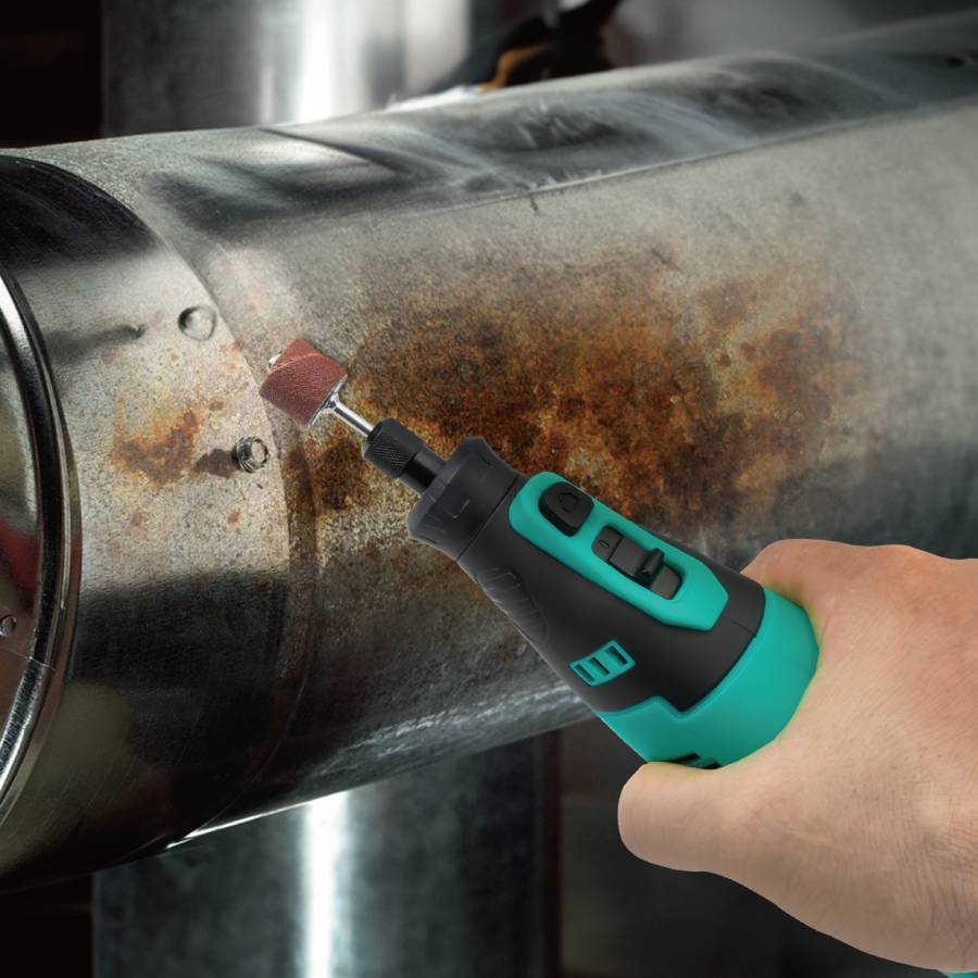 Акумулаторна шлифовъчна машина, (минидрил), 230VAC, Li-Ion, 5000~28000rpm, PT-5208U, PRO'S KIT