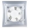Вентилатор за баня MMP 01, ф120mm, с клапа, 230VAC, 18W, 150m3/h, квадратен, хром
 - 4