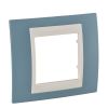 Single frame, Schneider, Unica Plus, 1-gang, manganese blue color, MGU6.002.573