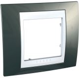 Single frame, Schneider, Unica Plus, 1-gang, mist grey color, MGU6.002.824