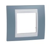 Single frame, Schneider, Unica Plus, 1-gang, manganese blue color, MGU6.002.873
