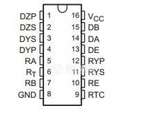 Интегрална схема  75118, TTL съвместим, DIFFERENTIAL LINE TRANSCEIVERS, DIP16 - 2
