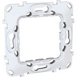 Fixing frame, Schneider, Unica, 1-gang, white color, MGU7.002.P