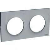 Decorative frame, double, grey, ABS, S520704A1