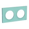 Decorative frame, double, cyan, ABS, S520704C