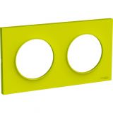 Decorative frame, double, green, ABS, S520704H