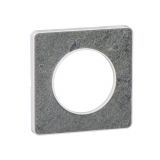Decorative frame, single, stone/white, PC/stone, S520802U