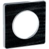 Decorative frame, single, black astrakhan oak/black, PC/wood, S530802P1