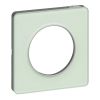 Decorative frame, single, ice green/aluminium, PC/acrylic, S530802S