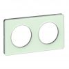 Декоративна рамка, двойна, ледено зелен/алуминий, PC/акрил, S530804S
