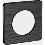 Decorative frame, single, wood/anthracite, PC/aluminum, S540802P3