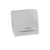 Push-button dimmer switch, 1.5A, 250VAC, for built-in, white, MGU3.515.18