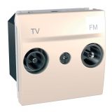 TV-R ending socket, for built-in, ivory color, MGU3.451.25
