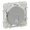 Socket for computer, single, RJ45, for built-in, silver, S530471