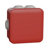 Кутия разклонителна, 98x98x51mm, повърхностен, полипропилен, червен, ENN05164
