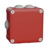 Кутия разклонителна, 118x118x61mm, повърхностен, полипропилен, червен, ENN05165