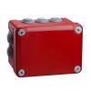 Кутия разклонителна, 171x128x87mm, повърхностен, полипропилен, червен, ENN05167