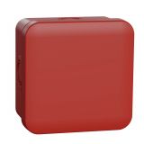 Кутия разклонителна, 89x89x51mm, повърхностен, полипропилен, червен, ENN05174
