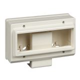 Инсталационна кутия, единична, бял, ABS, ETK20597