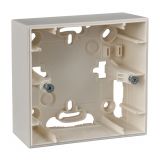 Конзолна кутия, 85x80x36mm, повърхностен монтаж, ASA, цвят слонова кост, MGU8.002.25