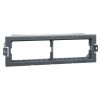 Mounting frame, quadruple, grey, ABS/PC, ISM50810N