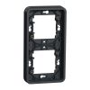 Mounting frame, double, grey, PC, MUR34151