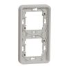 Mounting frame, double, white, PC, MUR39151 - 1