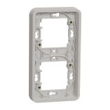 Mounting frame, double, white, PC, MUR39151